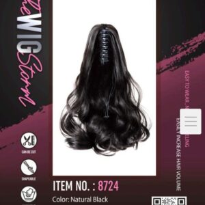 Hair Affair Clutchar Black - 8724
