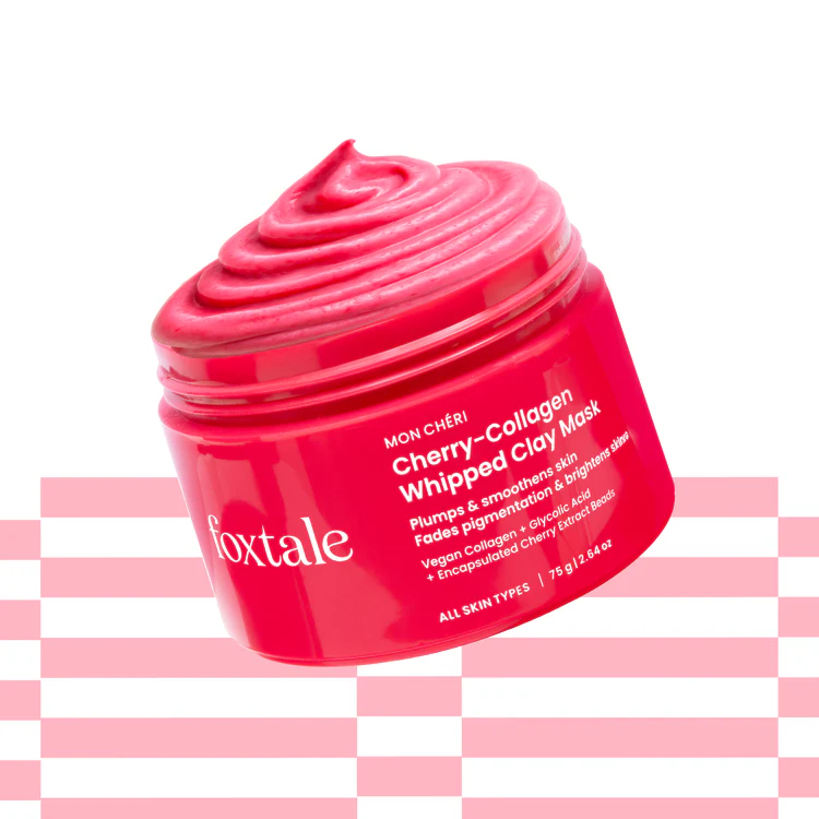 Foxtale Cherry-Collagen Clay Mask | 75g