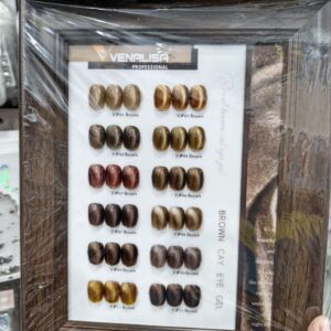 Venalisa Brown Cat Eye Gel Polish Kit - 12PC