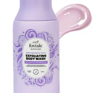 Foxtale Exfoliating Body Wash 2% Salicylic Acid Zinc
