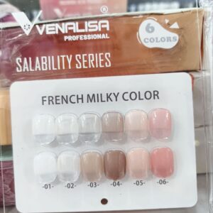 Venalisa French Milky Color - 6pc