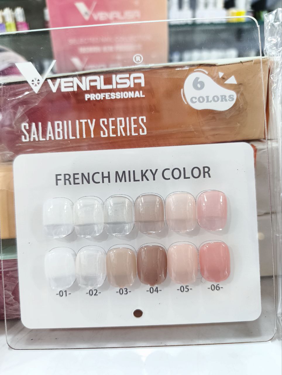 Venalisa French Milky Color – 6pc