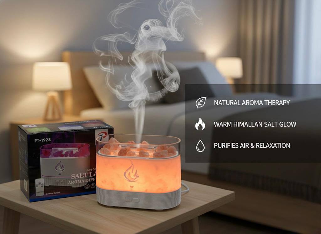 Salt Lamp Aroma Diffuser FT-1928 | Random Color