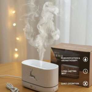 Simulated Flame Aroma Therapy Humidifier | JS-1
