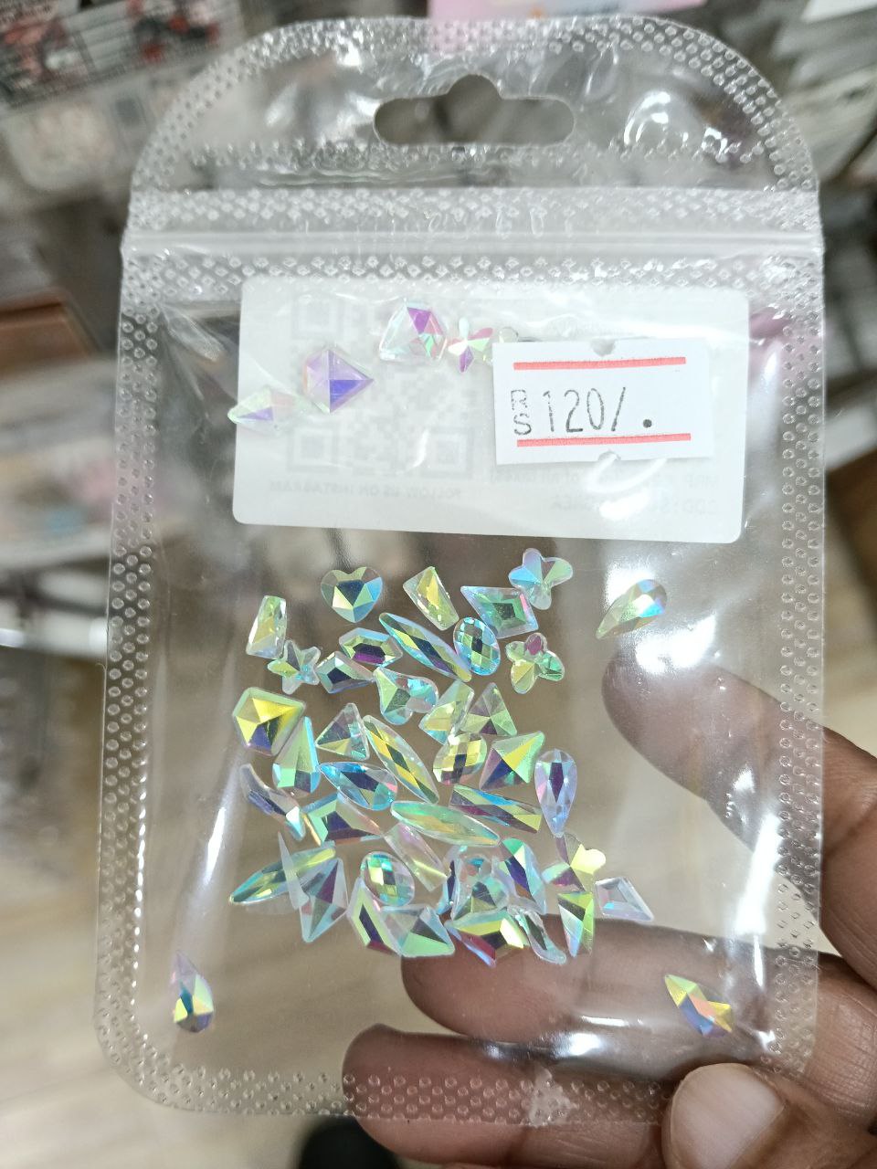 Nailfie Crystal Mix Shape Nail Accessory