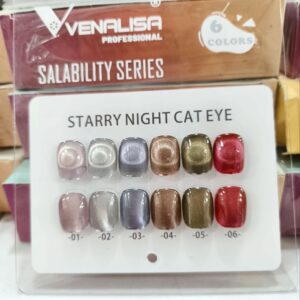 Venalisa Starry Night Cat Eye - 6 pc