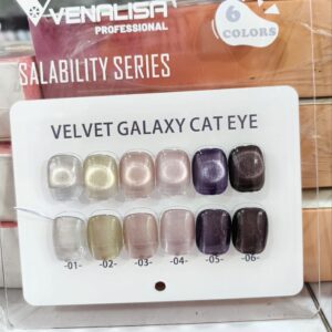 Venalisa Velvet Galaxy Cat Eye - 6pc