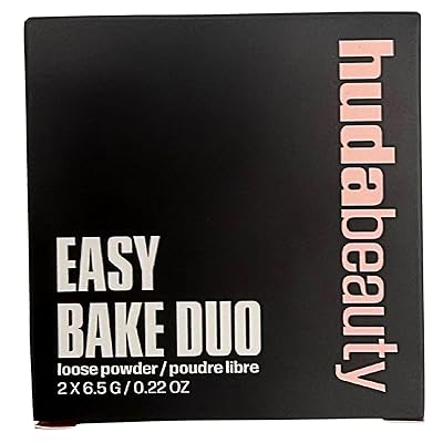 Huda Beauty Easy Bake Duo Loose Powder | Cherry, Peach
