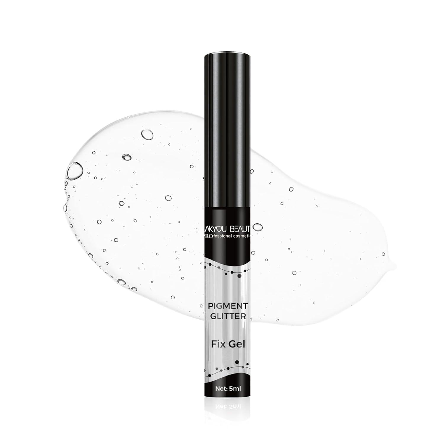 Lakyou Beauty Pigment Glitter Fix Gel | Loose Eyeshadow Pigment Fixer | 6ml