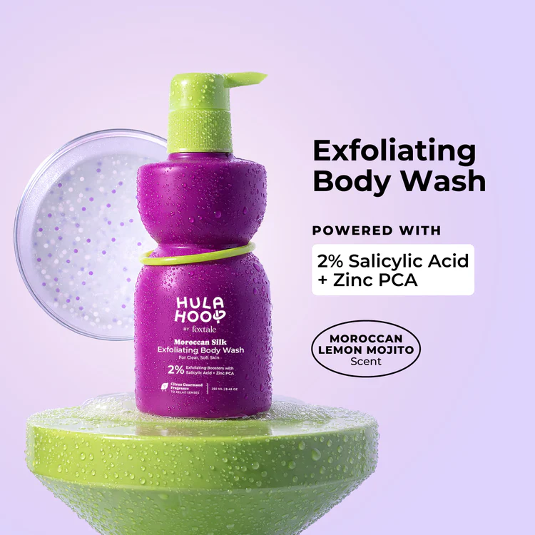 Foxtale 2% Salicylic Acid Exfoliating Body Wash | 250ml