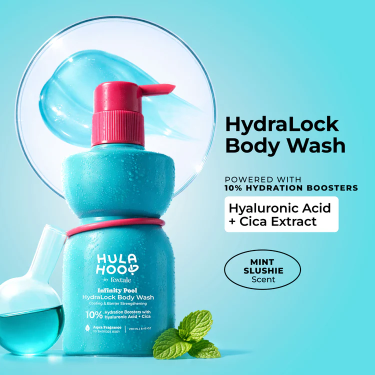 Foxtale HydraLock Body Wash with Hyaluronic Acid & Cica Extract | 250ml
