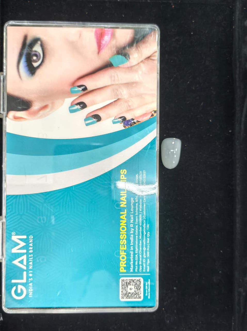 Glam Natural Almond Tips Milky