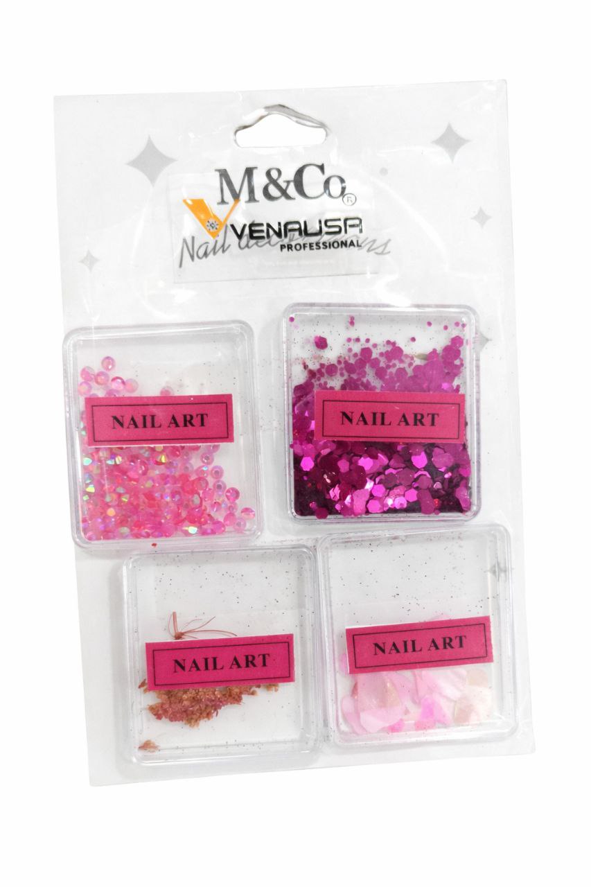 Nail Accessory For Nail Art – Mix | Pink