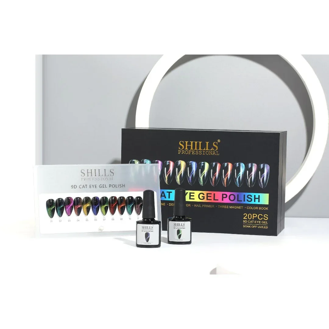 Shills 9D Cat Eye Gel Polish Kit | 20pc