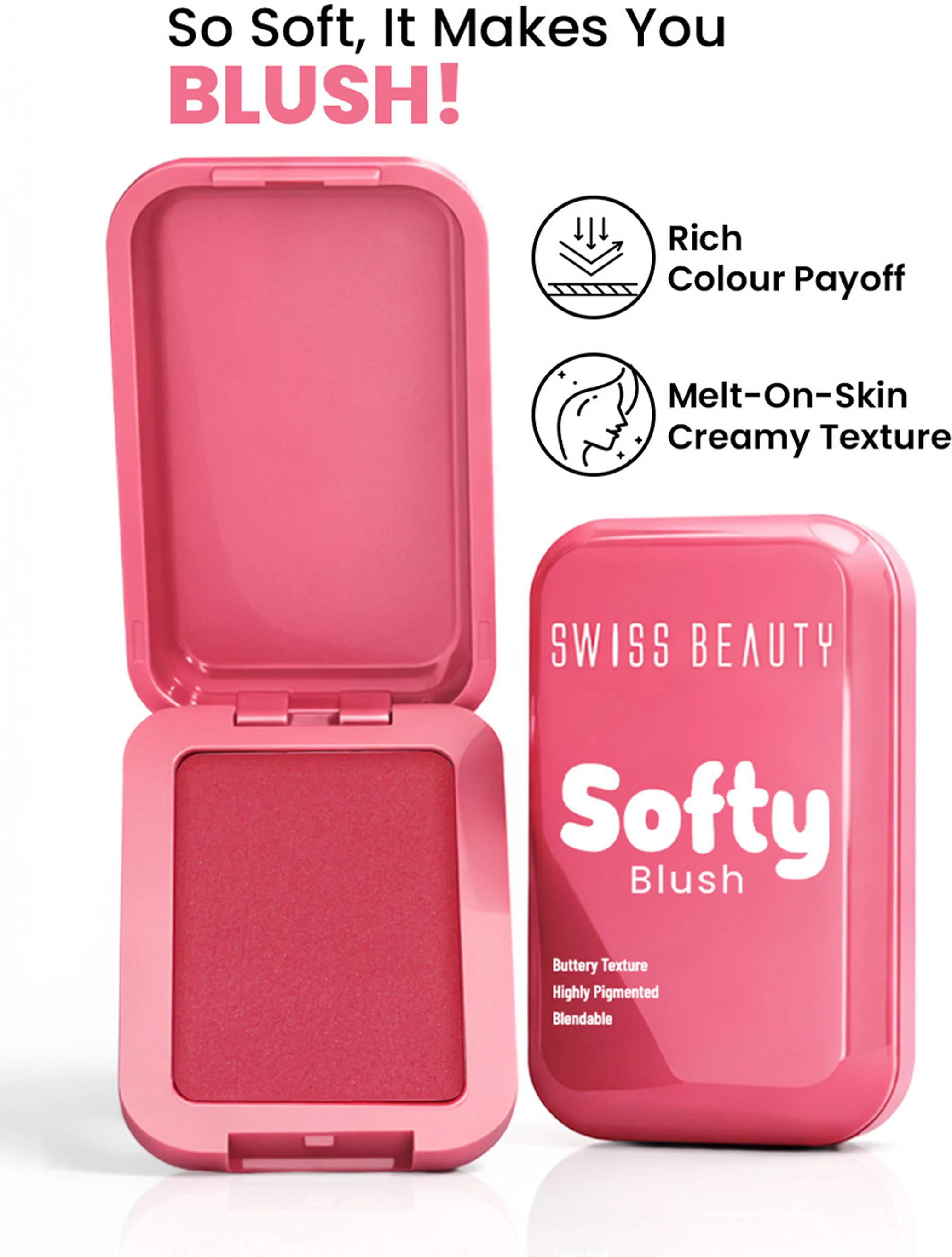 Swiss Beauty Softy Blush | Strawberry