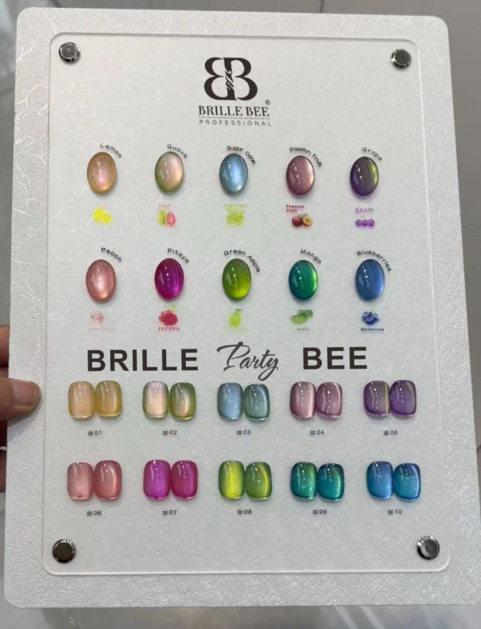 brille bee colorful cat eye set of 10 pc