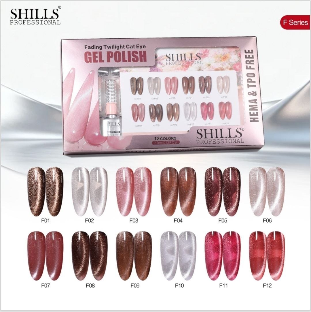 Shills proffessional fading twilight cat eye set 12 pc