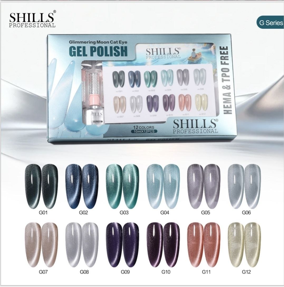 Shills glimmering moonlight cat eye set 12 pc