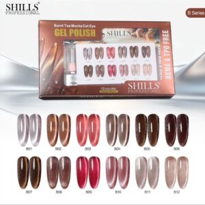 Shills proffessional burnt tea mocha cat eye 12 pc