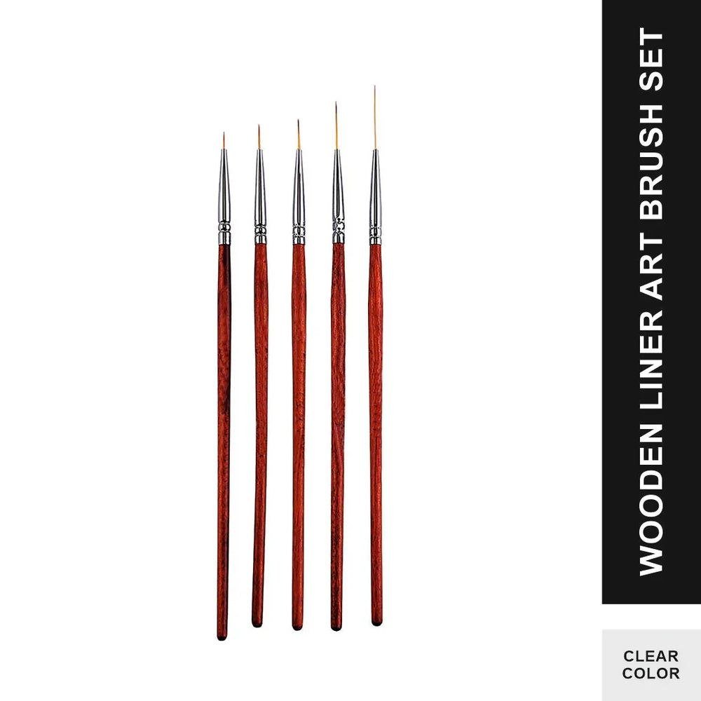 Shills proffessional thin liner art brushes set of 5