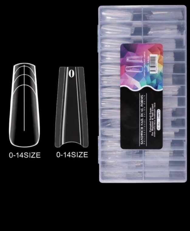 Bolt bee sandwich dual form tips | 240 pc | 15 size