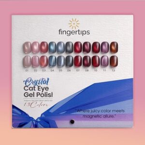 Fingertips crystal cat eye gel polish 10 ml
