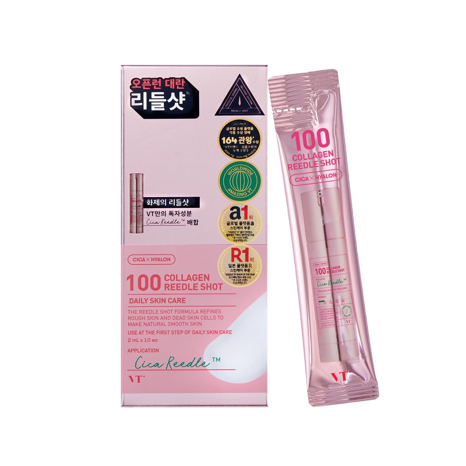 VT COSMETICS COLLAGEN REEDLE SHOT Lotion Pouch (2ml*6 pouch)