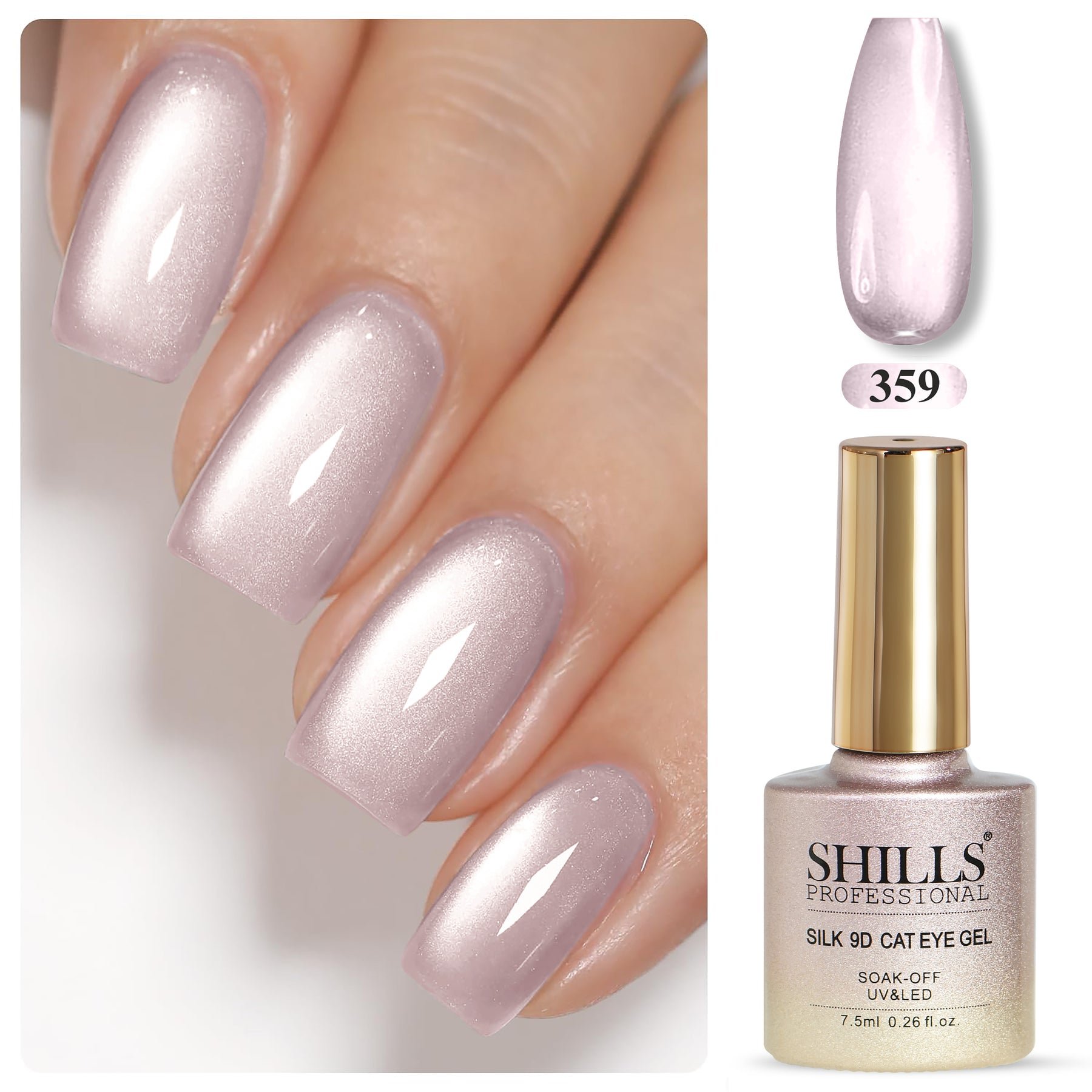 Shills Professional Silk 9D Cat Eye Gel Polish 7.5ml – SPG-357