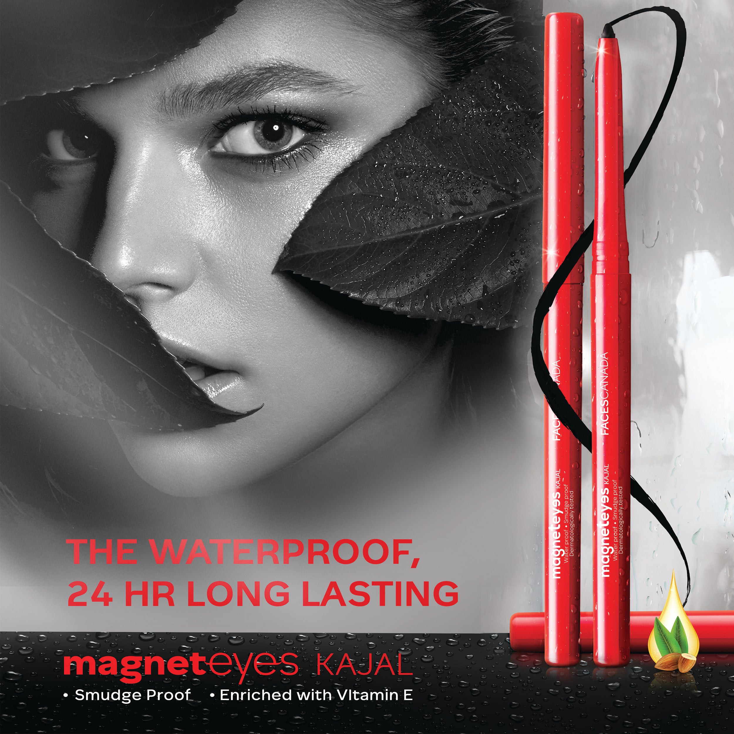 Faces Canada Magneteyes Kajal 2 in 1 Black