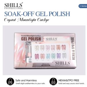Shillsprofessional CRYSTAL MOONLIGHT CAT EYE GEL POLISH SET