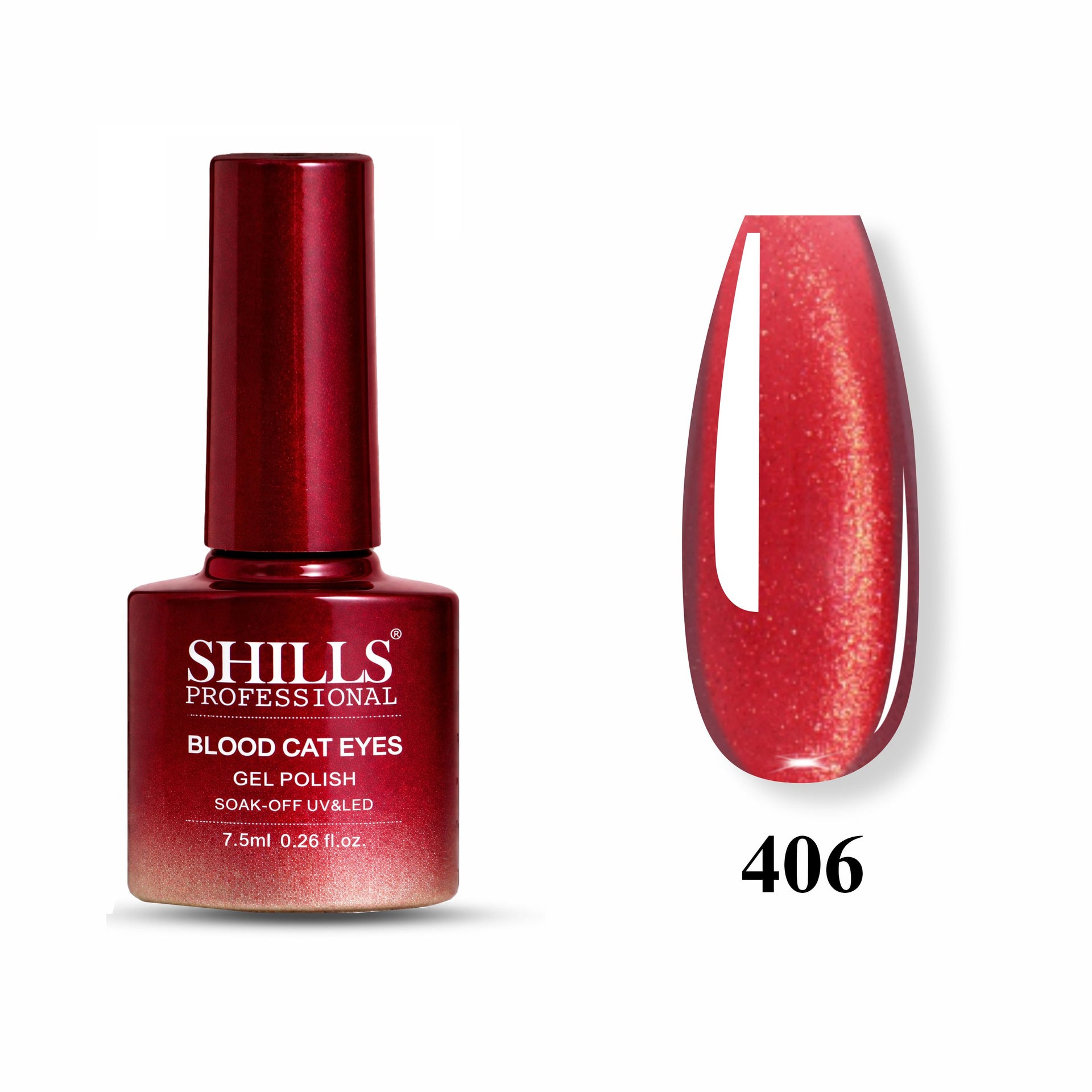Shillsprofessional Blood CAT EYE GEL POLISH 7.5ml – SPG-406