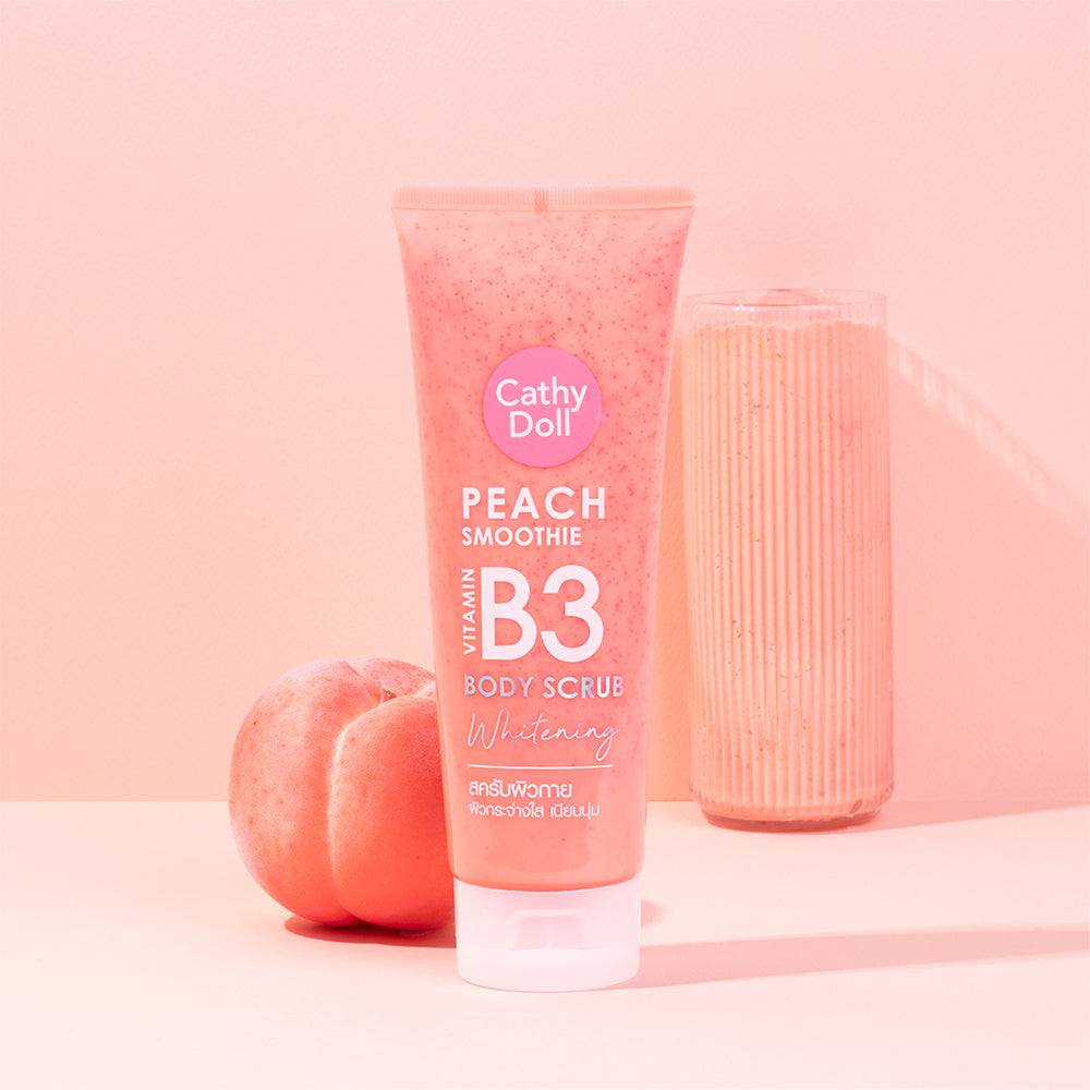 Cathy Doll Store Peach Smoothie Vitamin B3 Body Scrub