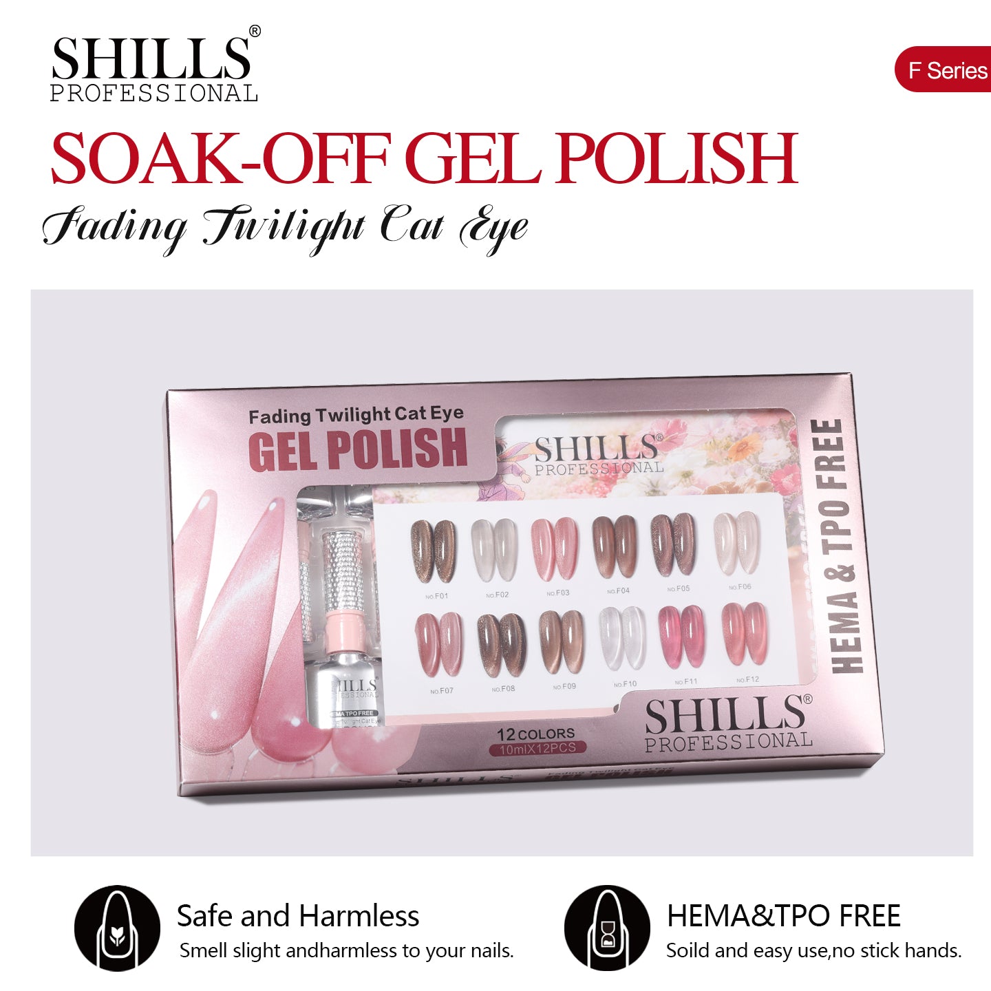 Shillsprofessional FADING TWILIGHT CAT EYE GEL POLISH SET