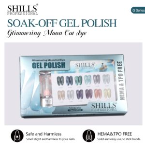 Shillsprofessional GLIMMERING MOON CAT EYE GEL POLISH SET