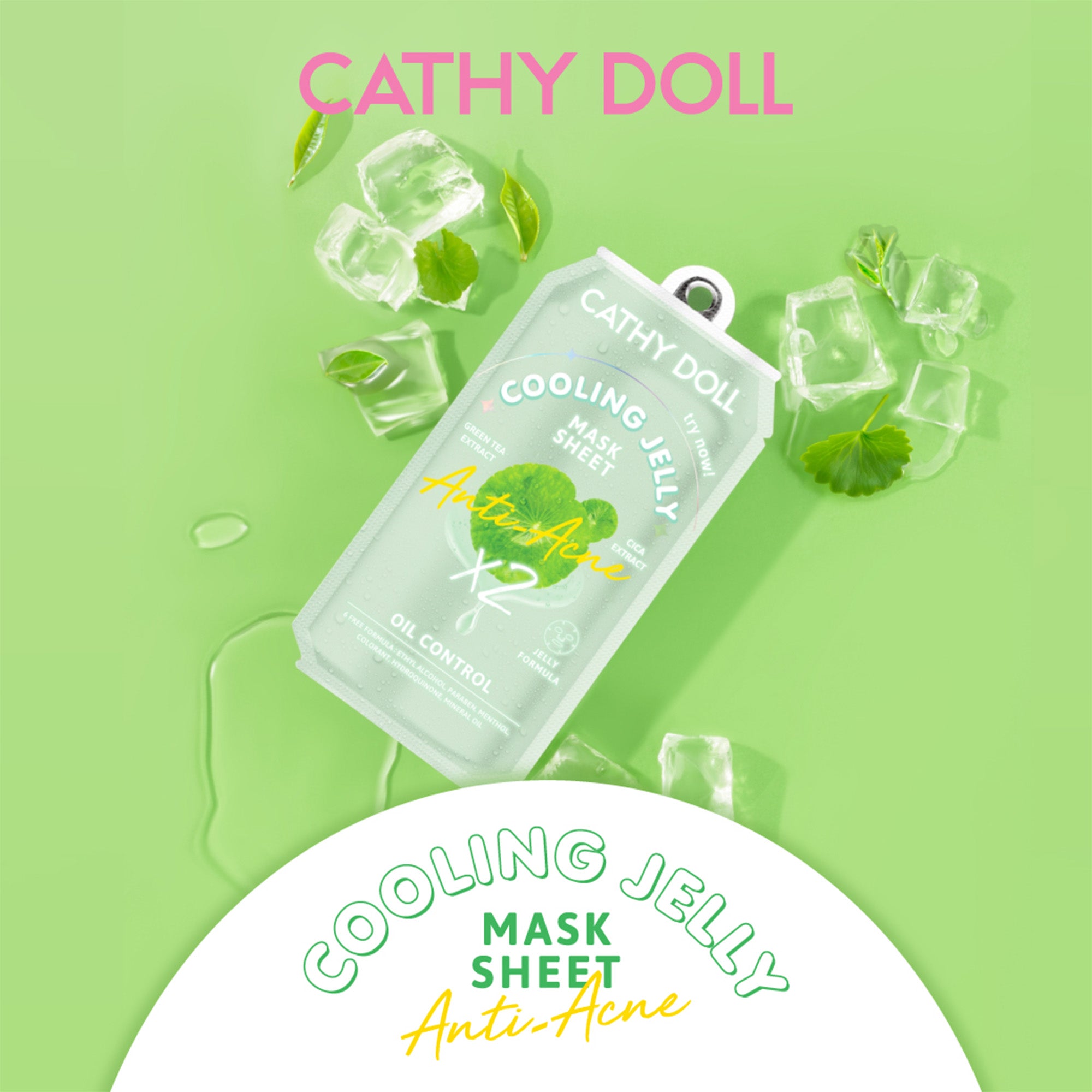 Cathy Doll Store Anti Acne Cooling Jelly Mask Sheet