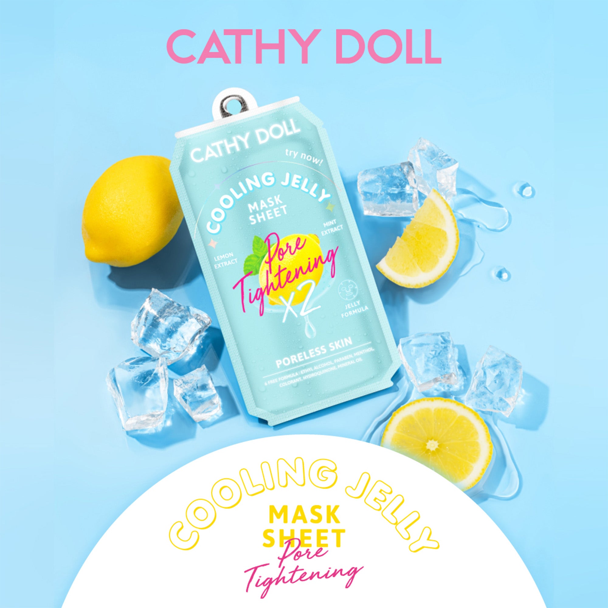 Cathy Doll Store Pore Tightening Cooling Jelly Mask Sheet