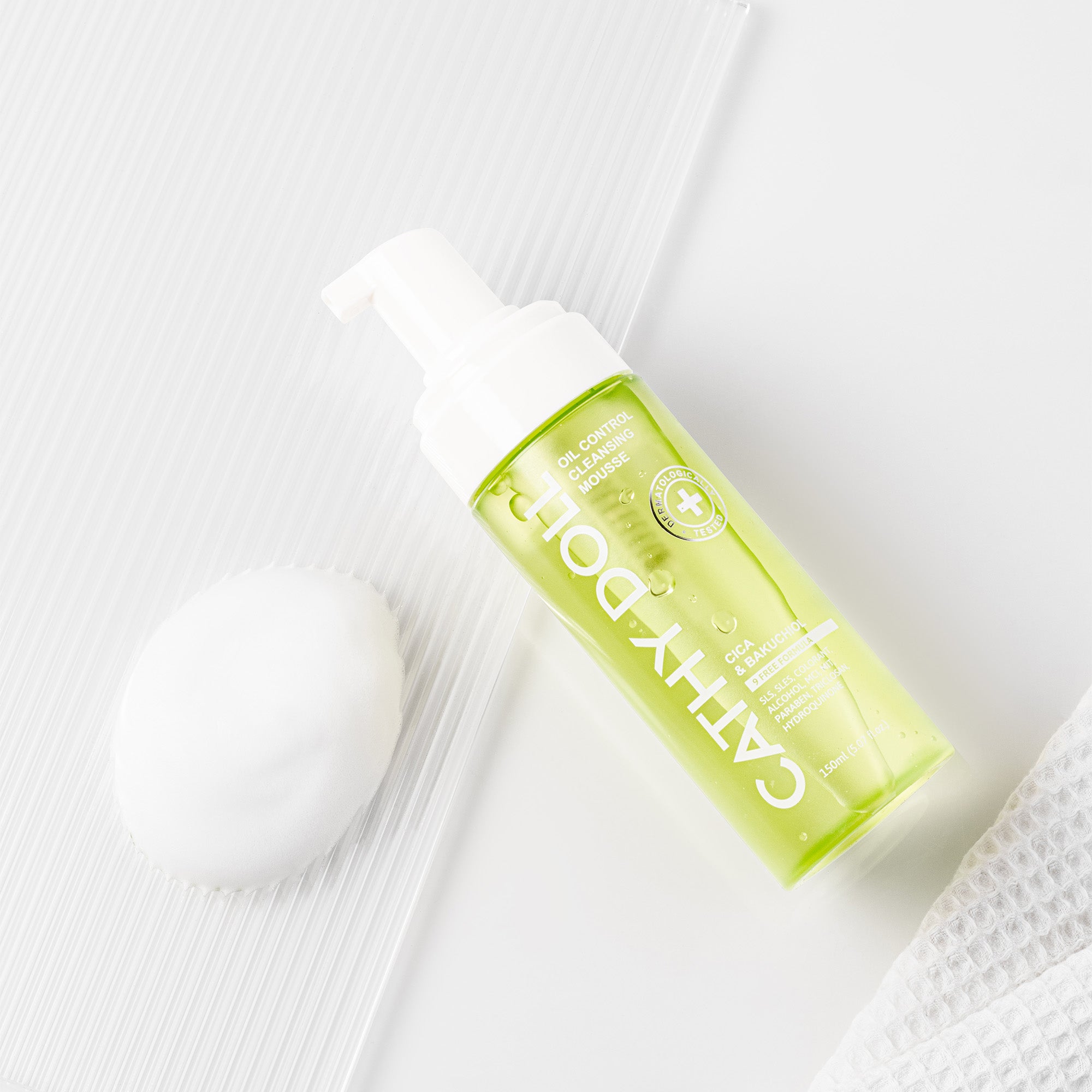 Cathy Doll Store Oil Control Cleansing Mousse (Cica & Bakuchiol)