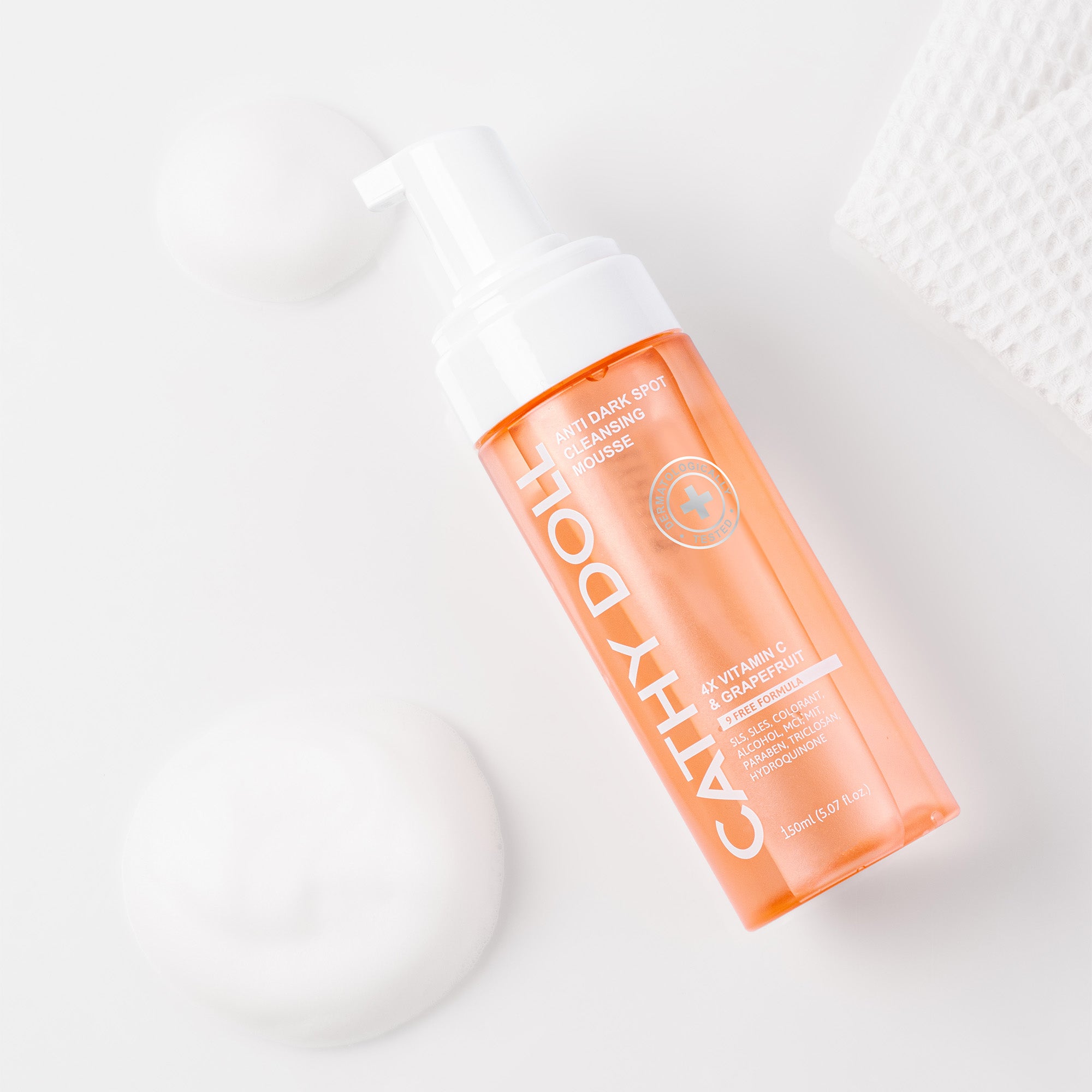 Cathy Doll Store Anti Dark Spot Cleansing Mousse (4X Vitamin C & Grapefruit)
