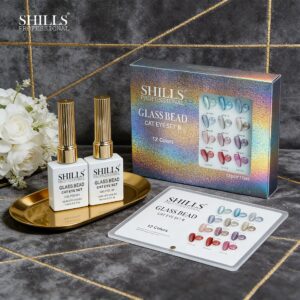 Shillsprofessional GLASS BEAD CAT EYE GEL POLISH SET B