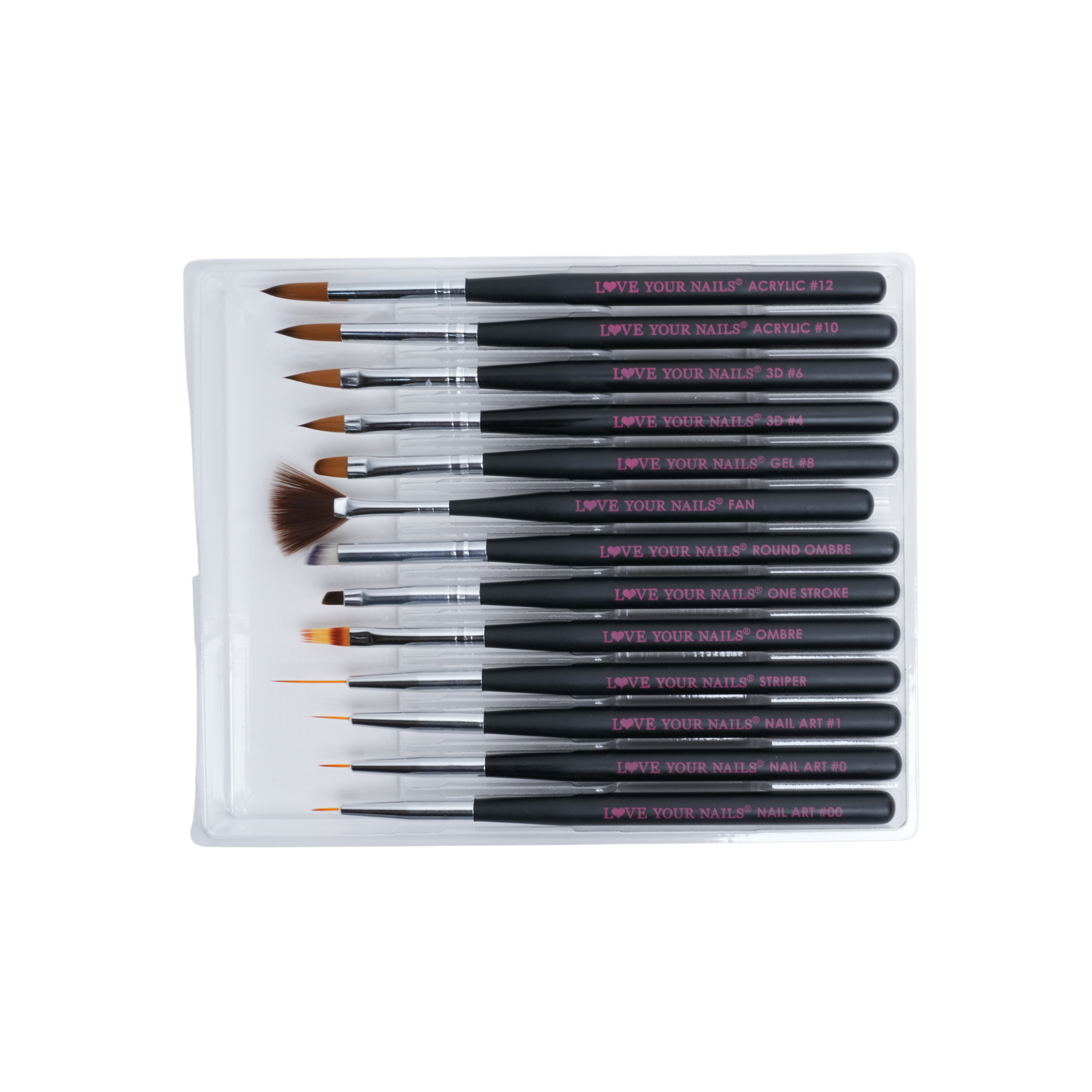 LYN Nail Art Brushes Set 13 pcs set