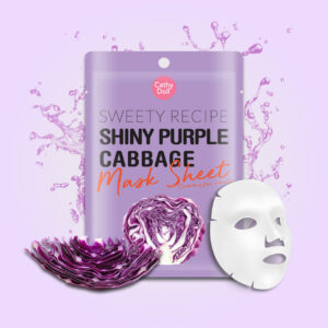 Cathy Doll Store Shiny Purple Cabbage Mask