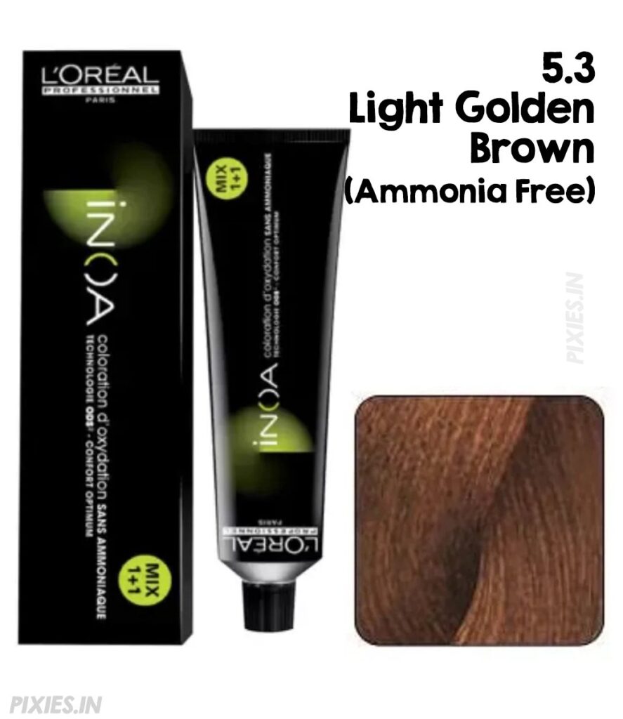 L'Oréal Professionnel L'oreal Professionnel Paris Inoa Ammonia-free Permanent Hair Color - 5.3 (Light Golden Brown) 60g