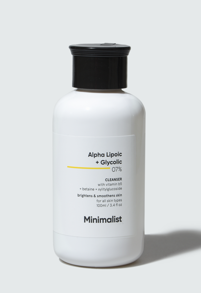 Minimalist Alpha Lipoic + Glycolic 7% Cleanser