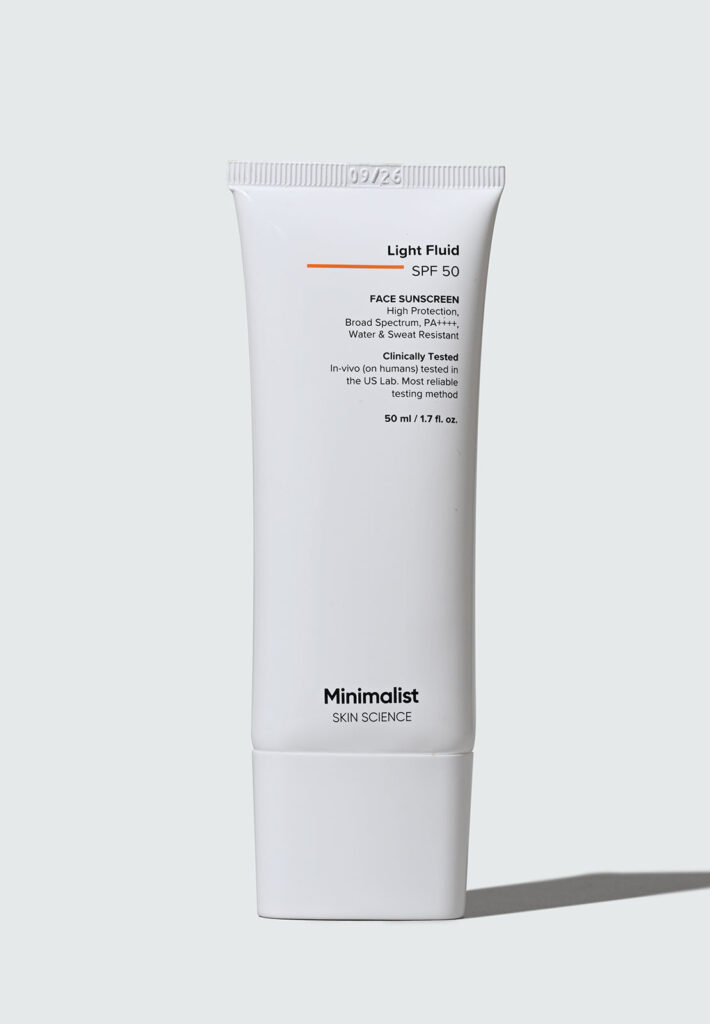 Minimalist Light Fluid SPF 50 Sunscreen