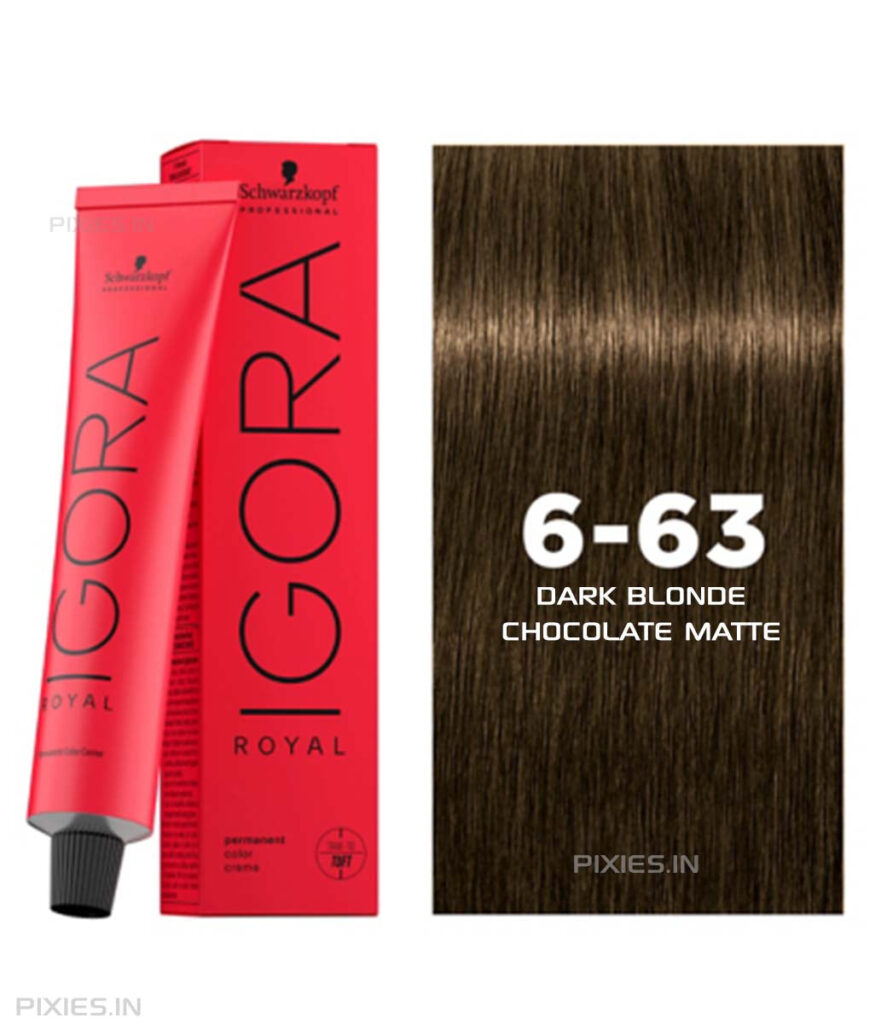 Schwarzkopf Professional Igora Royal Permanent Color Creme (6-63 Dark Blonde Chocolate Matt) (60ml)
