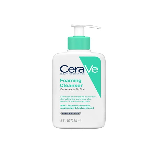 Cera Ve Foaming Cleanser For Normal To Oily Skin (236ml)
