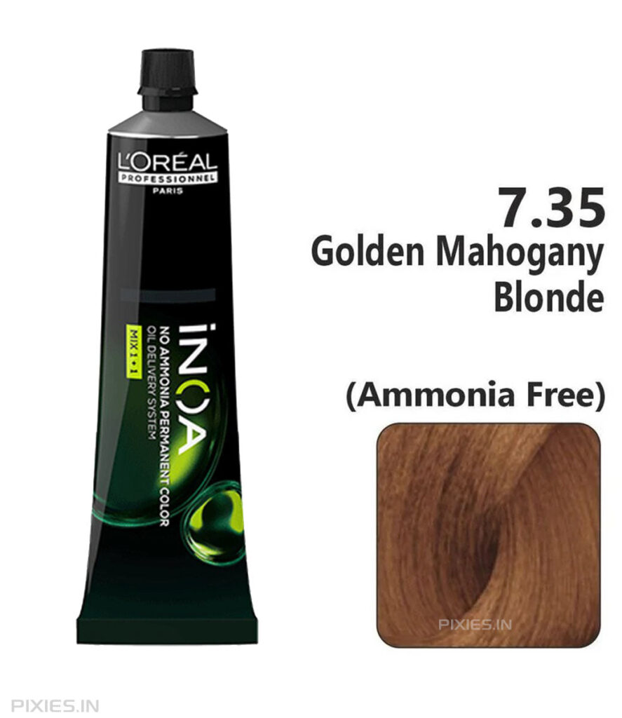 L'Oréal Professionnel L'oreal Professionnel Paris Inoa Ammonia-free Permanent Hair Color - 7.35 (Golden Mahogany Blonde) - 60Gm