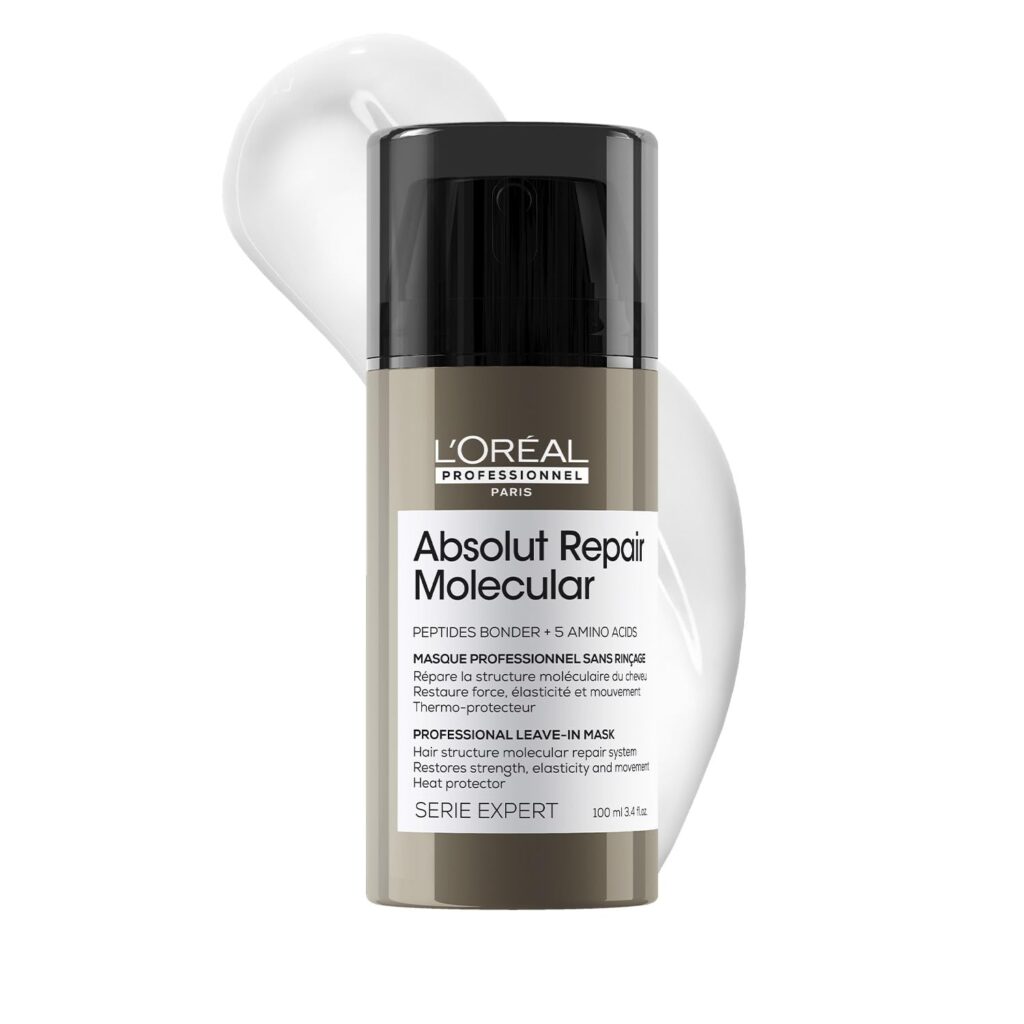 L'Oréal Professionnel LOreal Professionnel Absolut Repair Molecular Deep Repairing Leave-In Mask Cream For Very Damaged Hair (100ml)