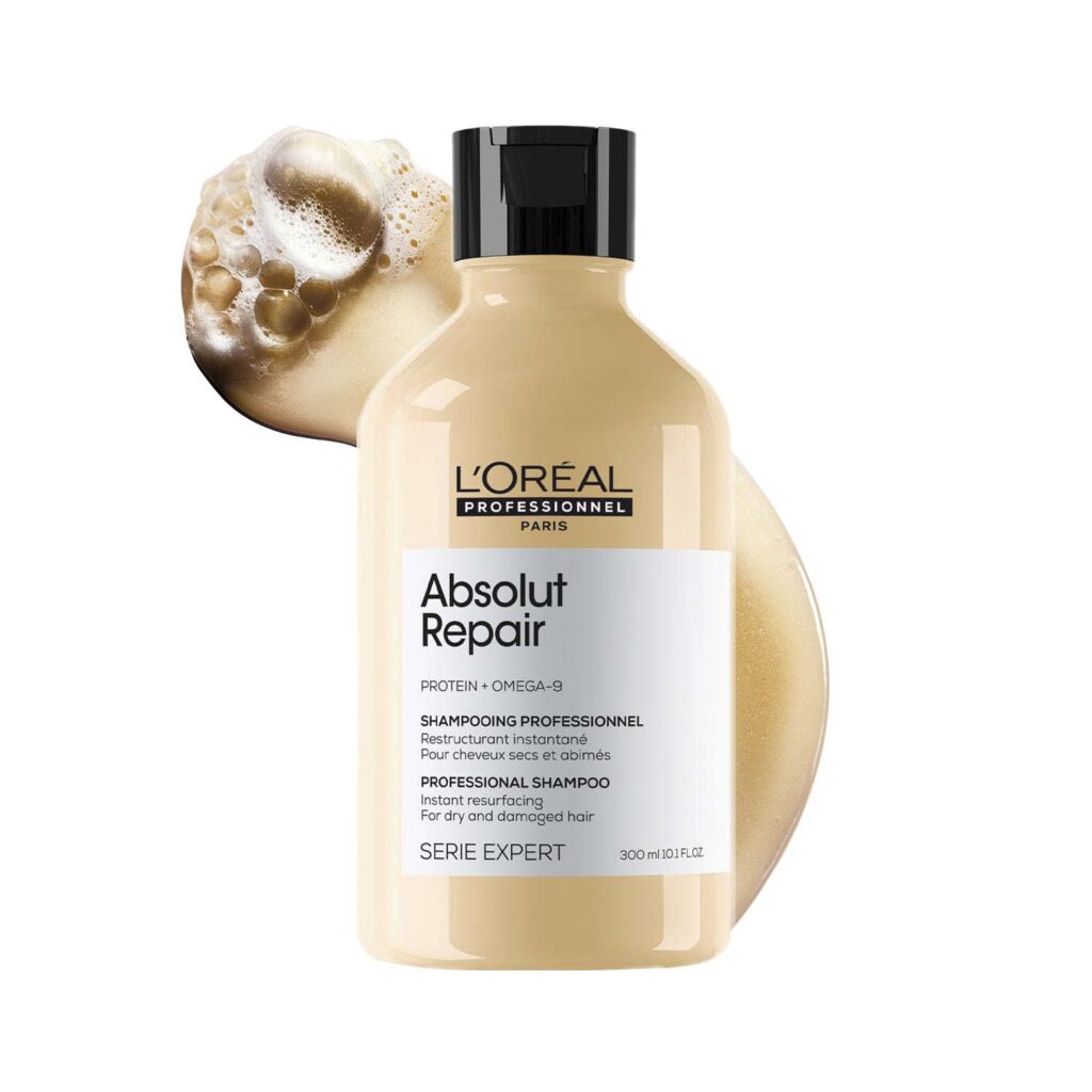 L'Oréal Professionnel Absolut Repair Shampoo For Dry and Damaged Hair With Protein & Omega-9 (300ml)