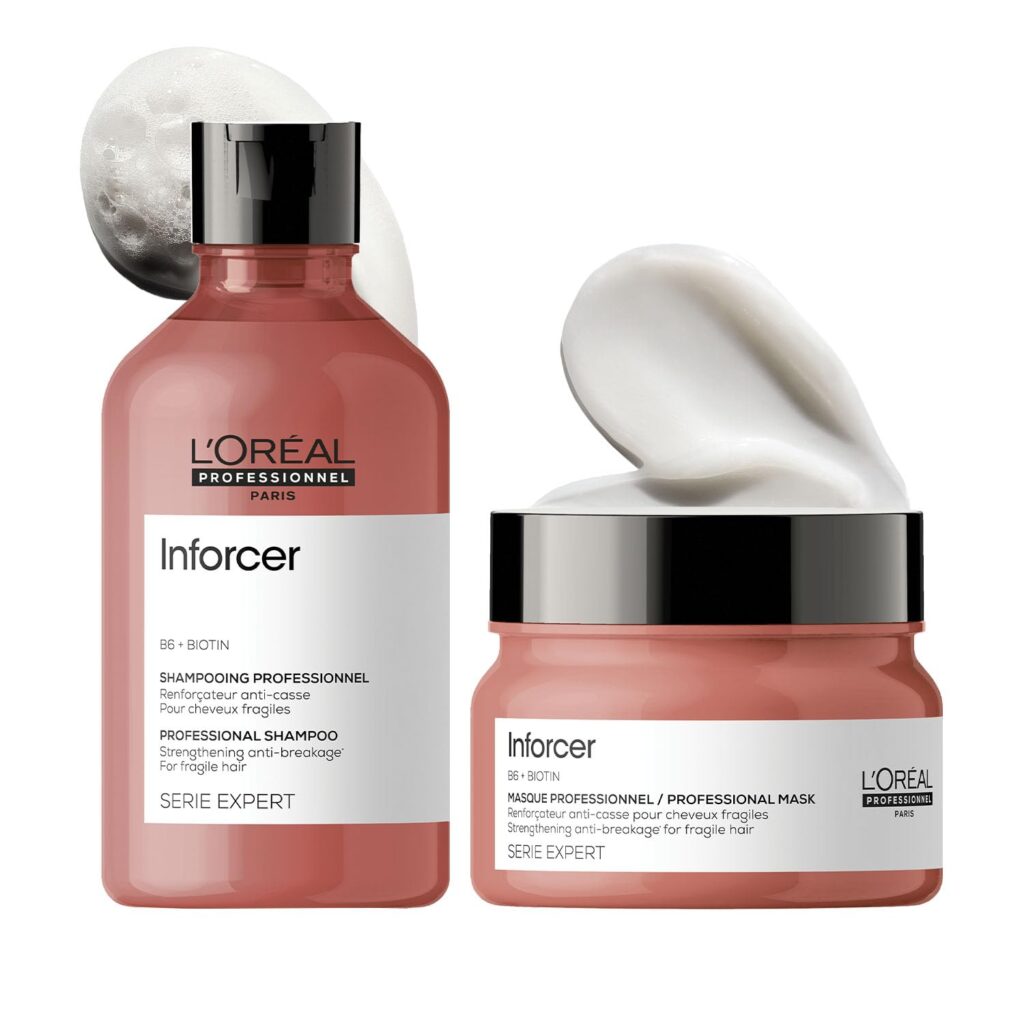 L'Oréal Professionnel L'Oreal Professionnel Serie Expert Inforcer Strengthening Shampoo 300ml & Hair Mask 250gm Combo